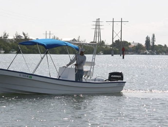 Key West 22′ Panga Boat Rental Image 2