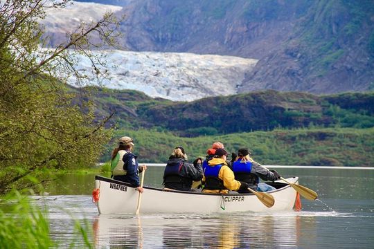 Mendenhall Glacier Canoe Paddle and Hike Juneau