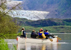 Mendenhall Glacier Canoe Paddle and Hike Juneau