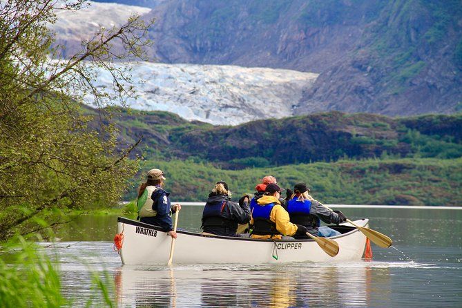 Juneau Shore Excursion: Mendenhall Glacier Canoe, Paddle and Hike