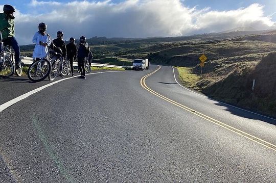 Maui Haleakala Sunrise Downhill Bike Tour with Mountain Riders Rated #1