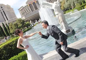 Las Vegas Fountains Photo Shoot
