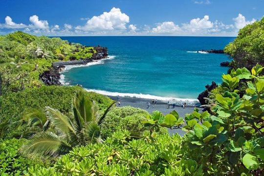 Road to Hana Luxury Limo-Van Tour with Helicopter Flight