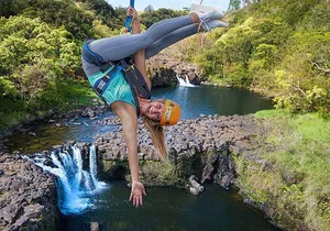 Big Island 9-Line Zipline Experience Plus Private Waterfall Swim