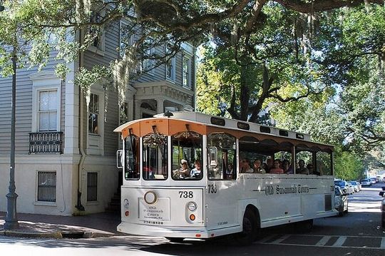 Narrated Historic Savannah Sightseeing Trolley Tour