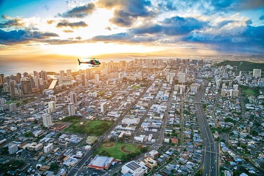 Waikiki Sunset - 50 Min Helicopter Tour - Doors Off or On