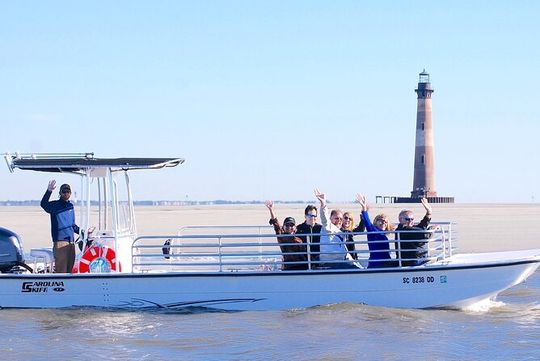 Charleston Eco Boat Cruise with stop at Morris Island Lighthouse