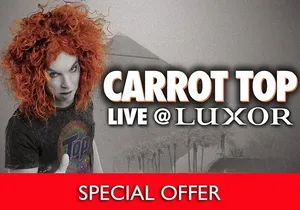 Carrot Top at the Luxor Hotel and Casino