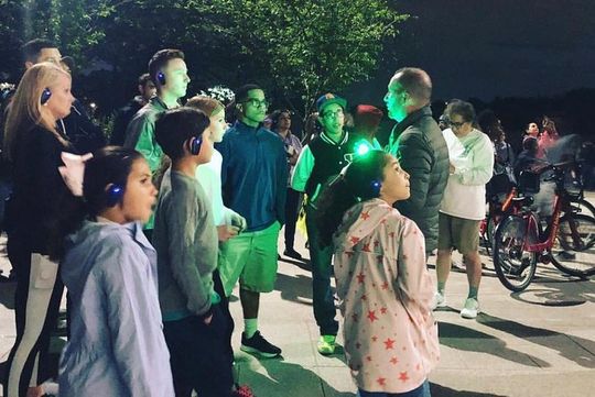 DC Night Tour With Magic LED- Pick Up/Drop, Snacks, LED Bracelets