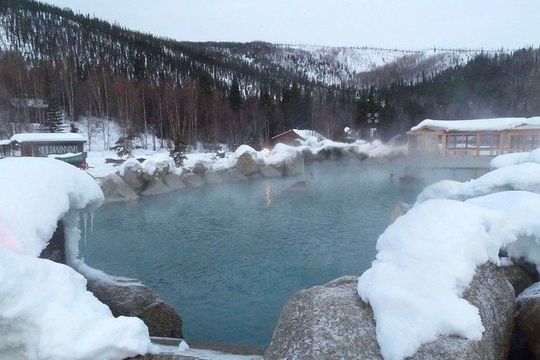 Northern Lights and Chena Hot Springs Night Tour from Fairbanks