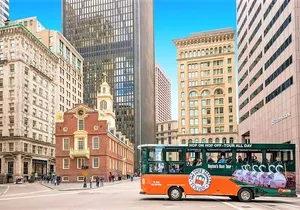 Boston Hop-On Hop-Off Trolley Tour with 13 Stops