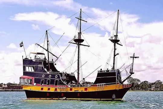 The Black Raven Pirate Ship in St. Augustine