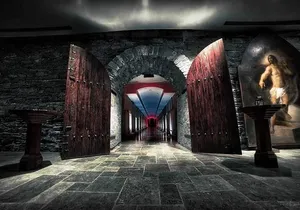 New York Catacombs by Candlelight