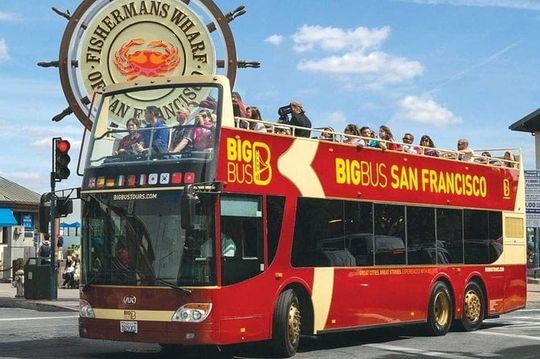 San Francisco Hop-On Hop-Off Open Top Bus Tour (Essential) 24Hour