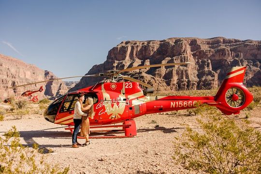 Grand Canyon West Rim Helicopter Tour with Champagne Toast