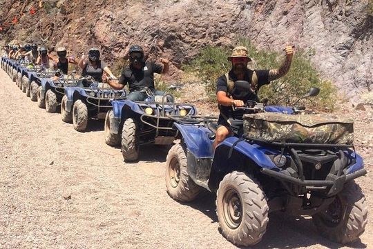 Lake Mead National Park ATV Tour to the Colorado River & Off-Road Racing Combo