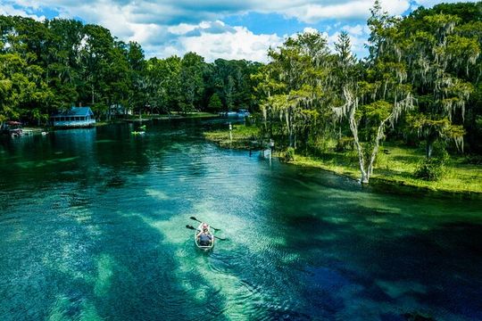 Glass Bottom Kayak Eco Tour through Rainbow Springs