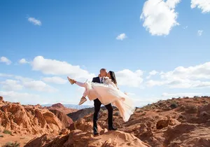 Valley of Fire Wedding by Private Limousine