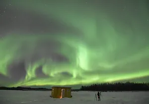 Aurora Borealis Viewing and Ice Fishing Adventure