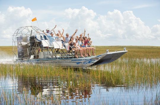 Everglades Airboat, Wildlife Exhibit, & Roundtrip Bus from Miami