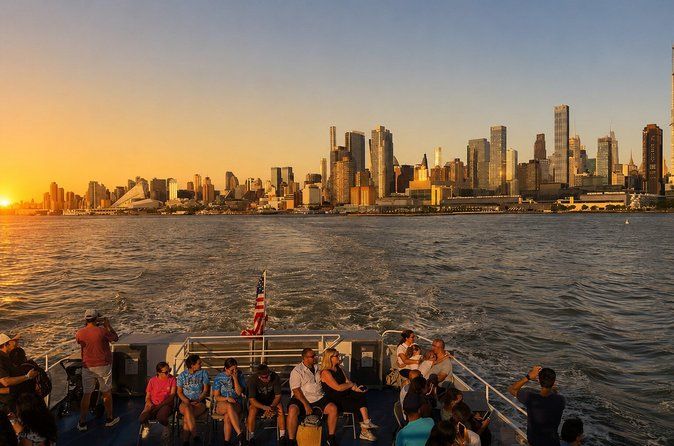 New York City Skyline and Statue of Liberty Sunset Cruise