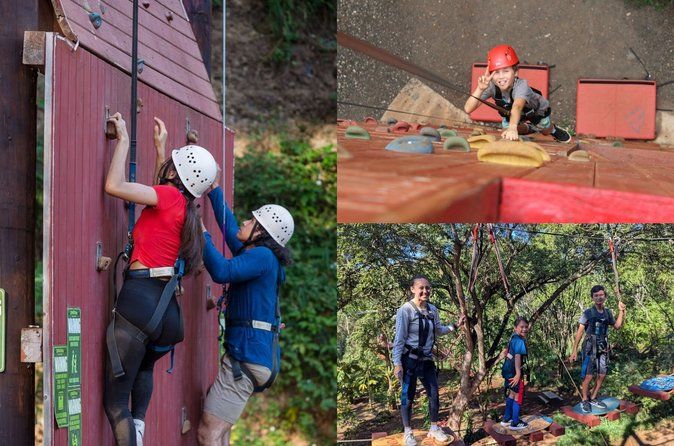 Adventure Course Extreme Including Climbing Wall & Rappel