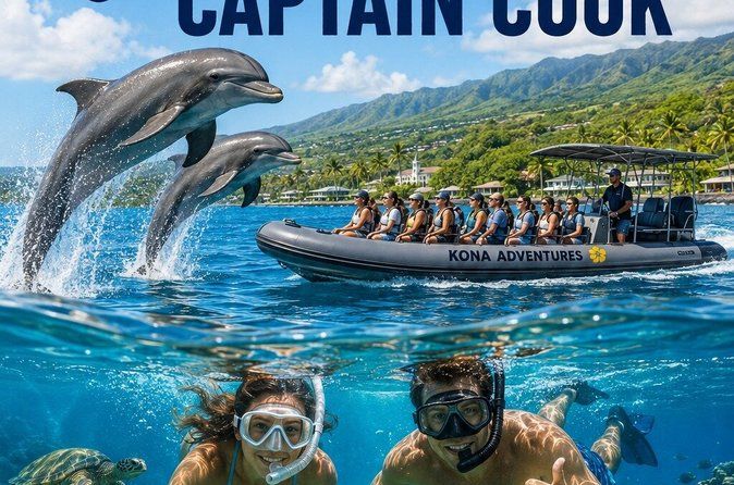 Kona Shore Excursion: Dolphins & Captain Cook Reef Snorkel