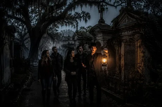 Cemetery and Ghost BYOB Bus Tour in New Orleans