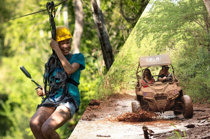 Zipline and Off-Road ATV Adventure Combo