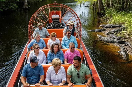 Everglades Airboat Alligator Tour from Port or South Beach