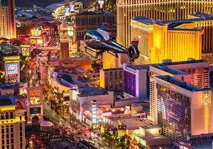 Las Vegas Strip Helicopter Night Flight with Optional Transport