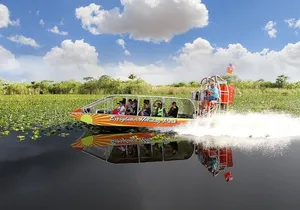 From Miami: Everglades Airboat, Wildlife Show, and Roundtrip Bus
