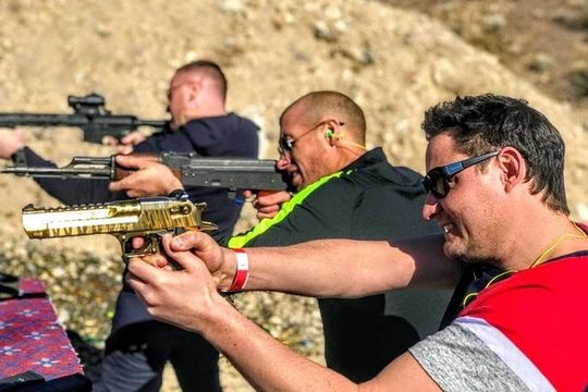 4 Gun Desert Shooting Adventure with Lunch