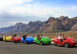 Red Rock Canyon Scooter Car Tour with Transport from Las Vegas