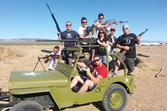 Outdoor Shooting Experience from Las Vegas with Optional ATV Tour