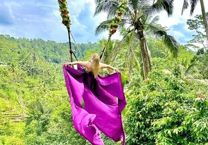 Magic Of Ubud Temple Swing And Waterfall Private Guided Tour