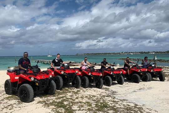 Atv Tour of Nassau + Beach Break (Everyone Drive Their Own Atv)