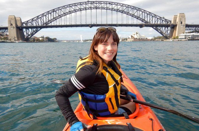 Kayak to Goat Island in Sydney Harbour with Local