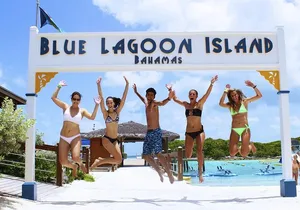 Blue Lagoon Island Beach Day from Nassau