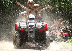 Outdoor Combo Tour: ATV with Waverunner or Speedboat from Cancun and RivieraMaya
