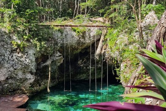 Tulum, Coba, Cenote, and Mayan Ceremony Full-Day Tour plus Lunch