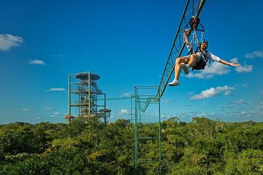 Cancun Extreme Zipline Canopy Tour