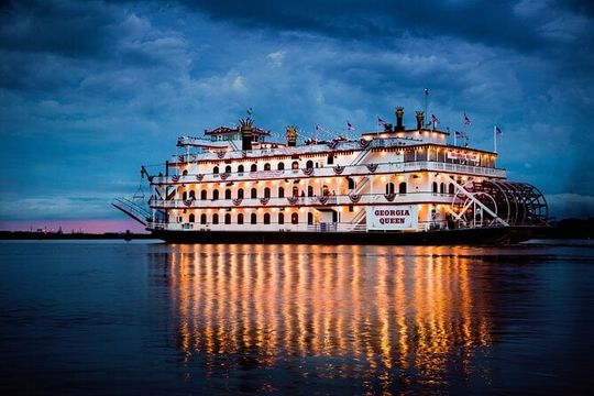 2 HR Savannah Riverboat Dinner Cruise with Onboard Entertainment