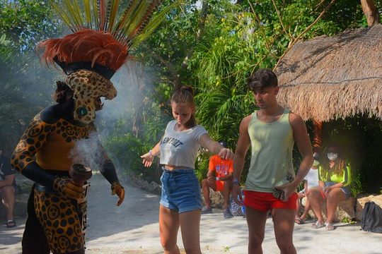 Reef Snorkeling & Jungle Speedboat Adventure with Mayan Ceremony