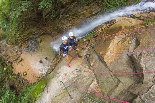 Outdoor Ziplining, Waterfalls & Speed boat in Puerto Vallarta