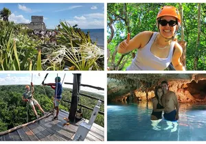 Cancun Jungle Tour: Tulum, Cenote Snorkeling, Ziplining, Lunch