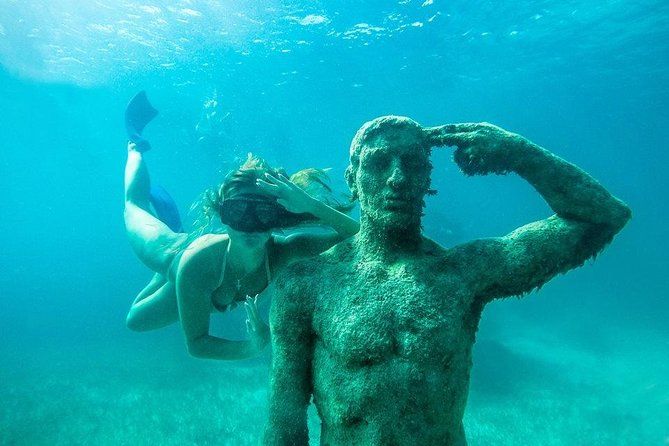 Jungle Tour & Snorkel at Punta Nizuc Reef, Underwater museum