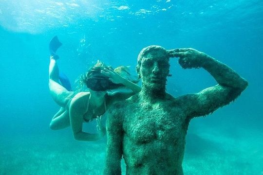 Jungle Tour & Snorkel at Punta Nizuc Reef , Underwater museum