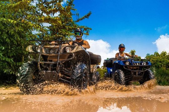 ATV Adventure, Interactive Bridges, Ziplines, Cenote and Lunch