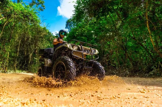 ATV Adventure, Interactive Bridges, Ziplines, Cenote and Lunch